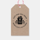 ラブギフト素朴で作ったクラフトラベル ギフトタグ (裏面)