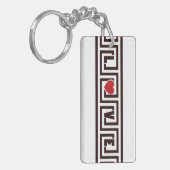 ラブギリシャ鍵 キーホルダー (正面左)