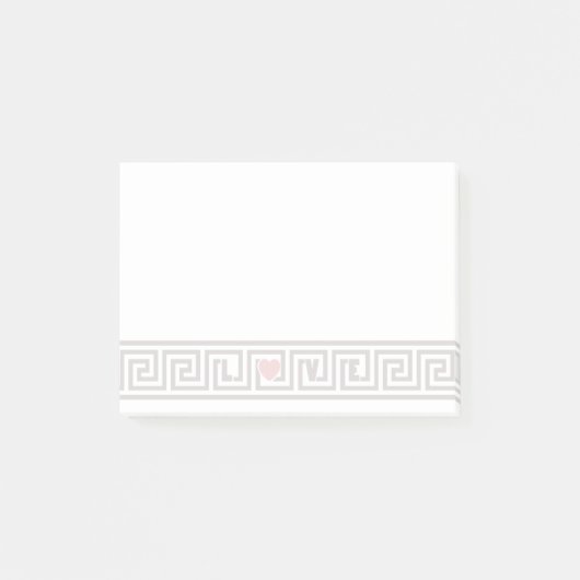 ラブギリシャ鍵 ポストイット (正面)