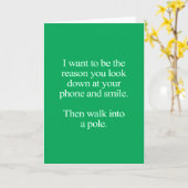 ラブクおもしろいラッシュ引用文ことわざ表現文字M カード (黄色い花)