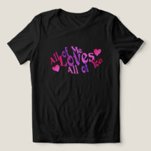 ラブクオートTシャツ バレンタイン カップルTシャツ