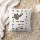 ラブクッションを持つ クッション (ブランケット)