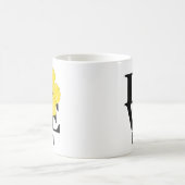 ラブクライエローハイビスカス11oz コーヒーマグカップ (中央)