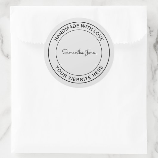 ラブクラフトで手作りDIYヒップスターカッコいいビジネス ラウンドシール (バッグ)