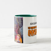 ラブクラフトの影がインスマス·コーヒー·マグに ツートーンマグカップ (中央)