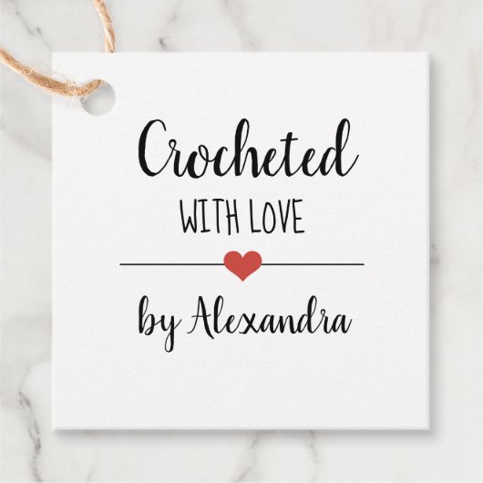 ラブクラフトスクリプトでクロッカスタムチされたFavor T フェイバータグ (正面)