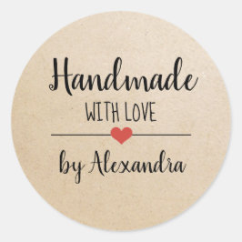 ラブクラフトスクリプトで手作りパーソナライズされた ラウンドシール