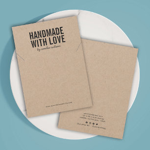 ラブクラフトネックレスディスプレイカードで手作り