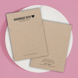 ラブクラフトネックレスディスプレイカードで手作り