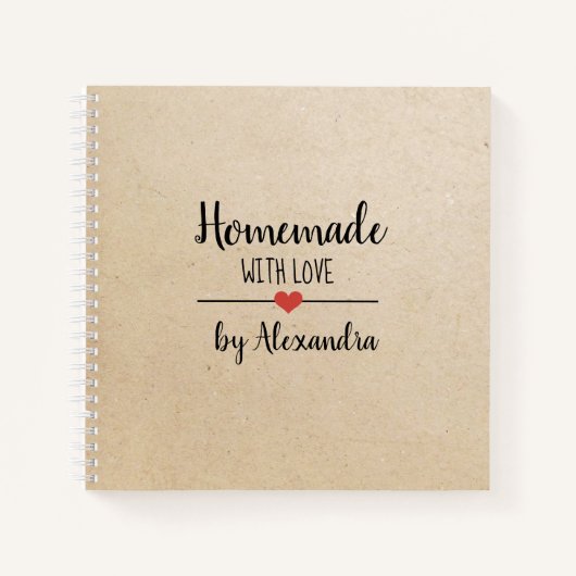 ラブクラフトレシピ帳 ノートブック (正面)