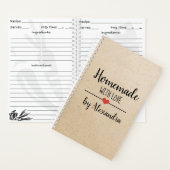 ラブクラフトレシピ帳 ノートブック (内側)