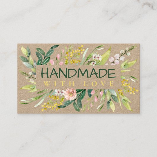 ラブクラフト春開花 名刺 (正面)