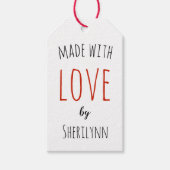 ラブクラフト製パーソナライズされた品 ギフトタグ (正面)