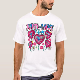 ラブクラブ面白いアンチ Tシャツ