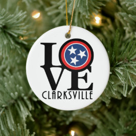 ラブクラークスビルTN セラミックオーナメント