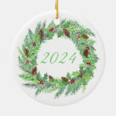 ラブクリスマスアドベントオーナメント セラミックオーナメント (裏面)