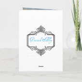 ラブクリスマスカードのスキーヤー シーズンカード (裏面)