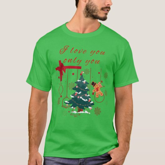 ラブクリスマスガール Tシャツ (正面)