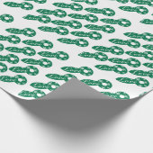 ラブクリスマスシーズンのグリーティングラッピング紙 ラッピングペーパー (角)