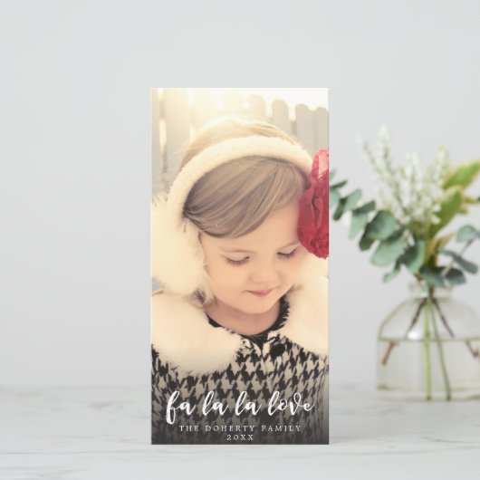 ラブクリスマススクリプトフォトオーバーレイカード シーズンカード (スタンド正面)