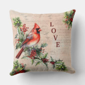 ラブクリスマスパリポストマーク装飾用クッション クッション (裏面)