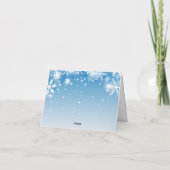 ラブクリスマス折り畳みフォトカード シーズンカード (裏面)