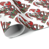 ラブクリスマス格言 ラッピングペーパー (ロールコーナー)