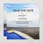 ラブクルーズ船の航海の日付を保存 セーブザデート (正面/裏面)