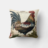 ラブクロウズヒアヴィンテージ鶏 クッション (裏面)