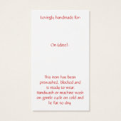 ラブクロシェつるラベル (裏面)