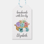 ラブクロシェで手作り ギフトタグ (正面)