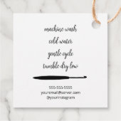 ラブクロシェで手作り フェイバータグ (裏面)