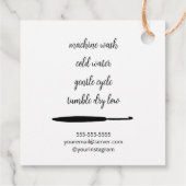 ラブクロシェで手作り フェイバータグ (裏面)