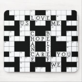 ラブクロスワードパズル マウスパッド (正面)