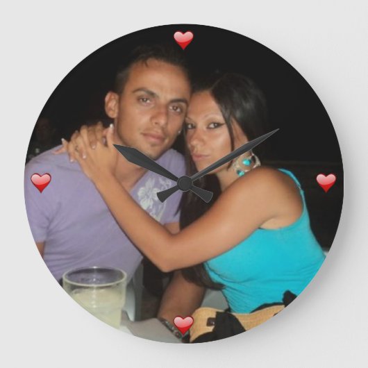 ラブクロック ラージ壁時計 (正面)