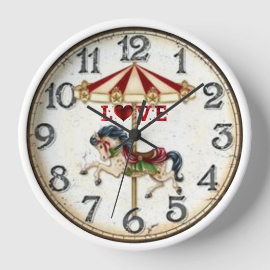 ラブクロック 壁時計 (正面)