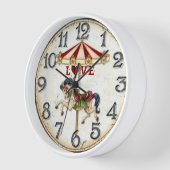 ラブクロック 壁時計 (傾斜)