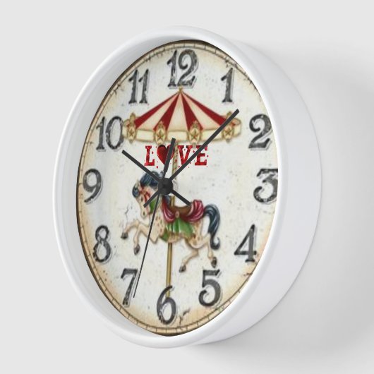 ラブクロック 壁時計 (傾斜)