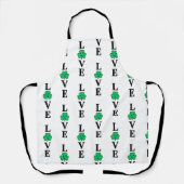 ラブクローバーシャムロックアイランドセントパトリックパーティー エプロン (正面)