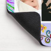 ラブク気にラウズ写真コラージュ マウスパッド (コーナー)