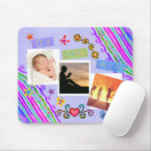 ラブク気にラウズ写真コラージュ マウスパッド (マウス)