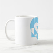 ラブグクールラフィックブルー コーヒーマグカップ (左)