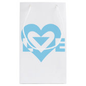 ラブグクールラフィックブルー スモールペーパーバッグ (裏面)