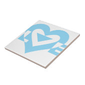 ラブグクールラフィックブルー タイル (側面)