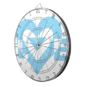 ラブグクールラフィックブルー ダーツボード (正面右)