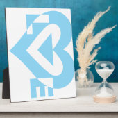 ラブグクールラフィックブルー フォトプラーク (側面)