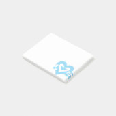 ラブグクールラフィックブルー ポストイット (アングル)