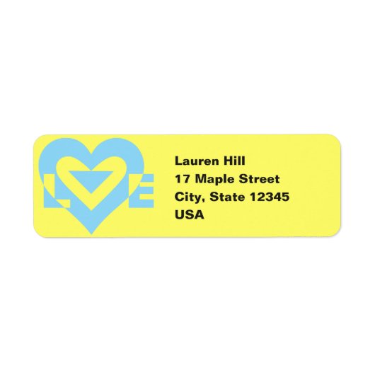 ラブグクールラフィックブルー ラベル (正面)