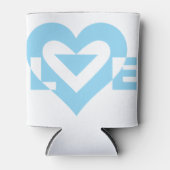 ラブグクールラフィックブルー 缶クーラー (正面)