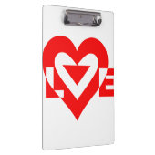 ラブグクールラフィックレッド クリップボード (右)